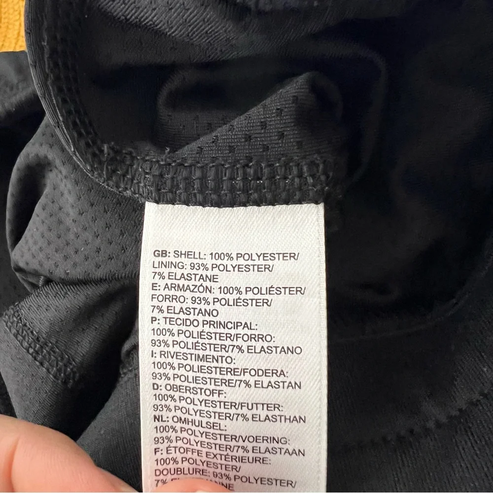 North Face Black Skort Skirt Tennis Golf Sz L